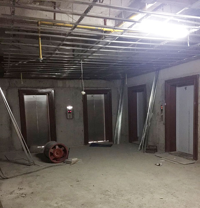 夏威夷酒店改造施工现场